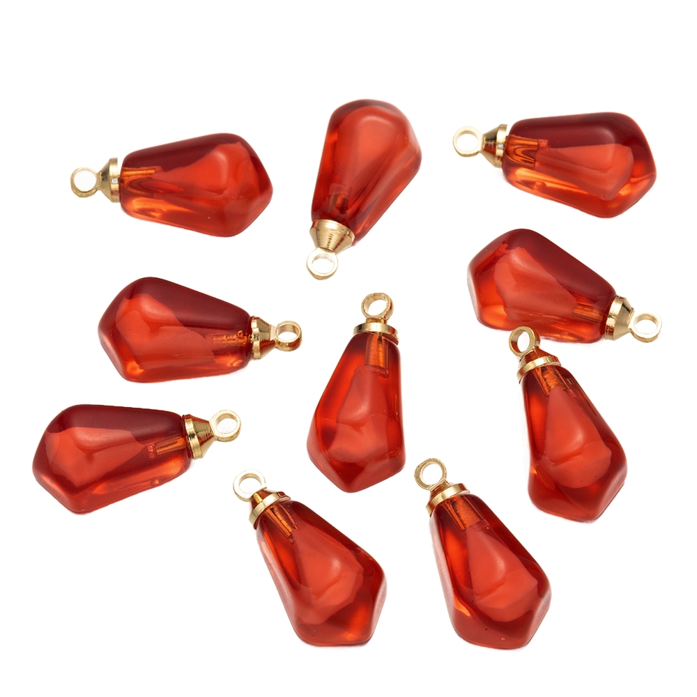 Resin Craft Supplies - 10Pcs Resin Pomegranate Seed Food Charms