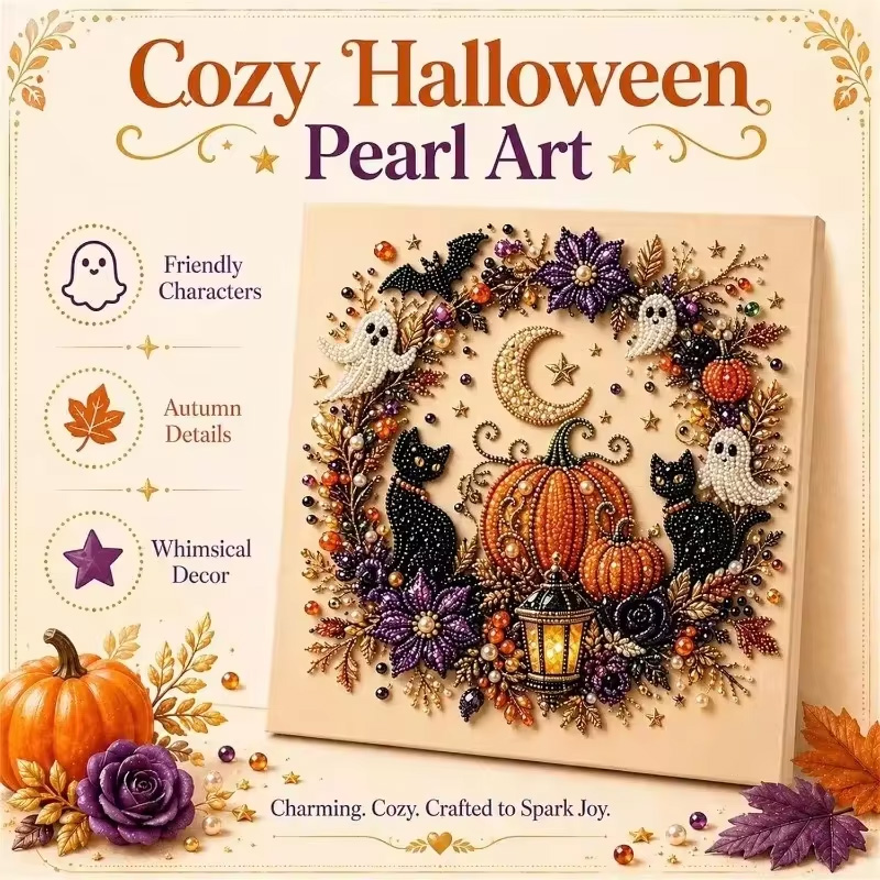 @Halloween Ghost Pearl Art Kit - огляд і ціна Resin Craft For Beginners