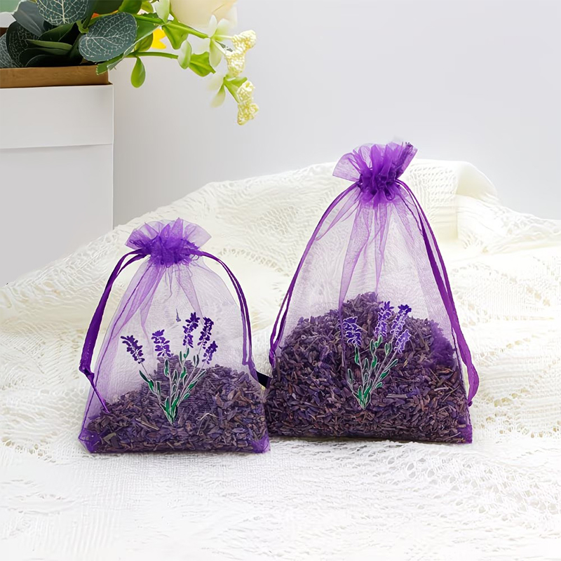 20Pcs Lavender Pattern Drawstr - огляд і ціна Dried Flower Bulk