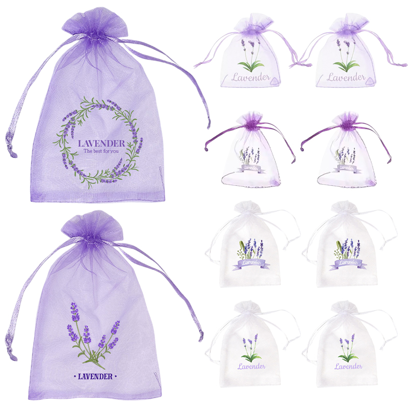 20Pcs Lavender Pattern Drawstr - огляд і ціна Dried Flower Bulk