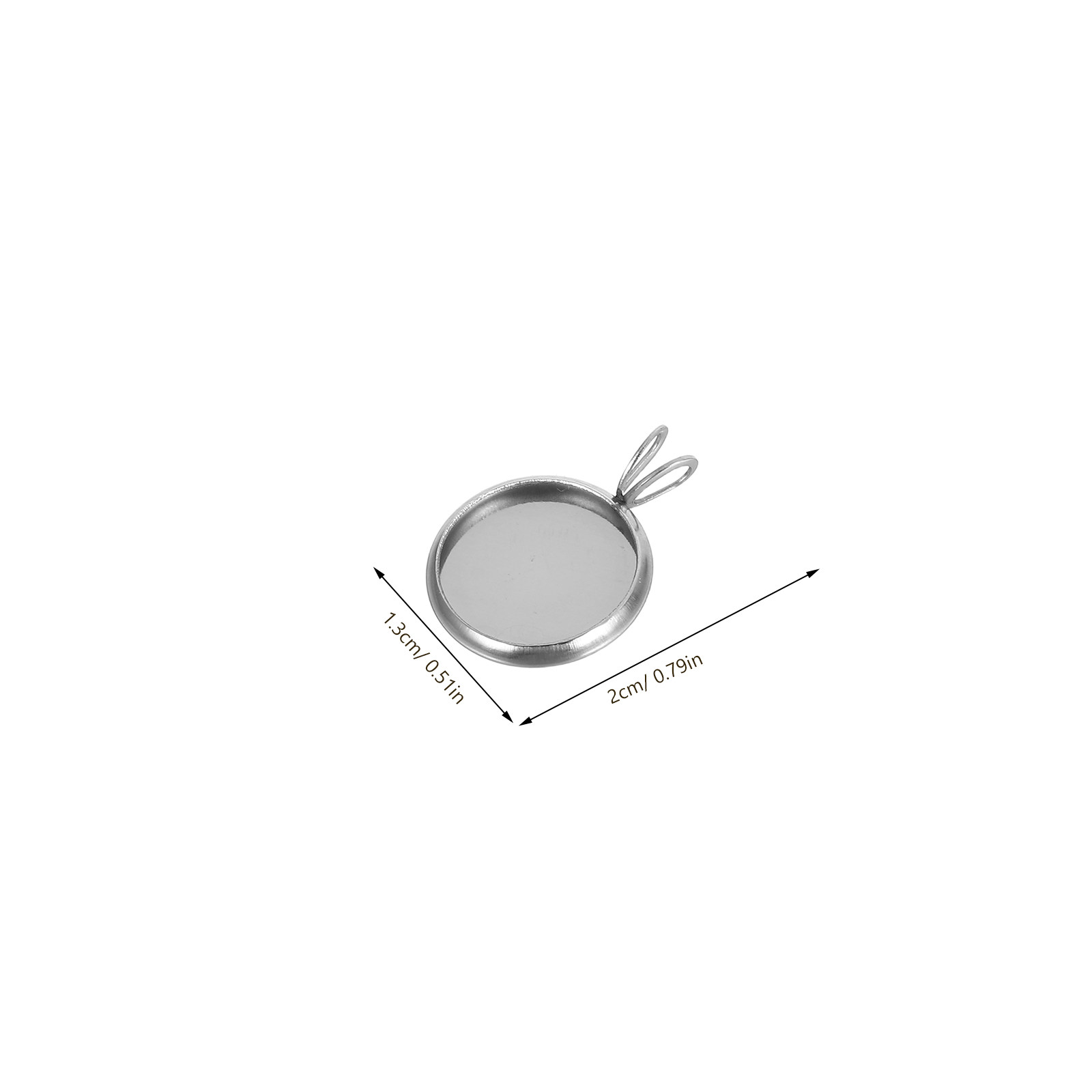 10Pcs 12Mm Round Pendant Trays - огляд і ціна Resin Jewelry Kit