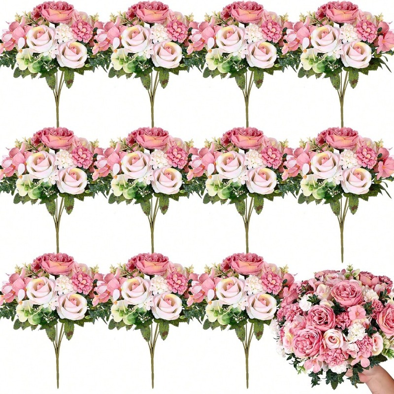 32cm Silk Artificial Rose Bouq - огляд і ціна Dried Flower Bulk