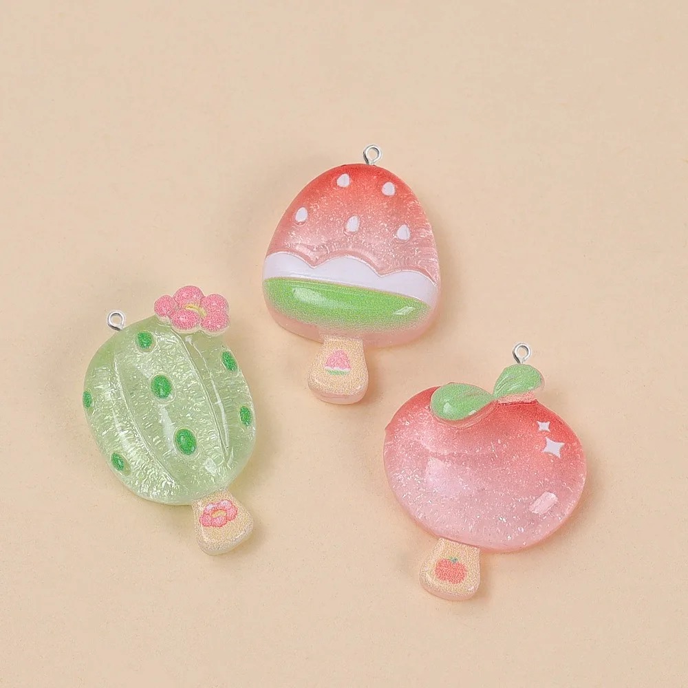 10Pcs Kawaii Summer Popsicle R - огляд і ціна Resin Craft Material