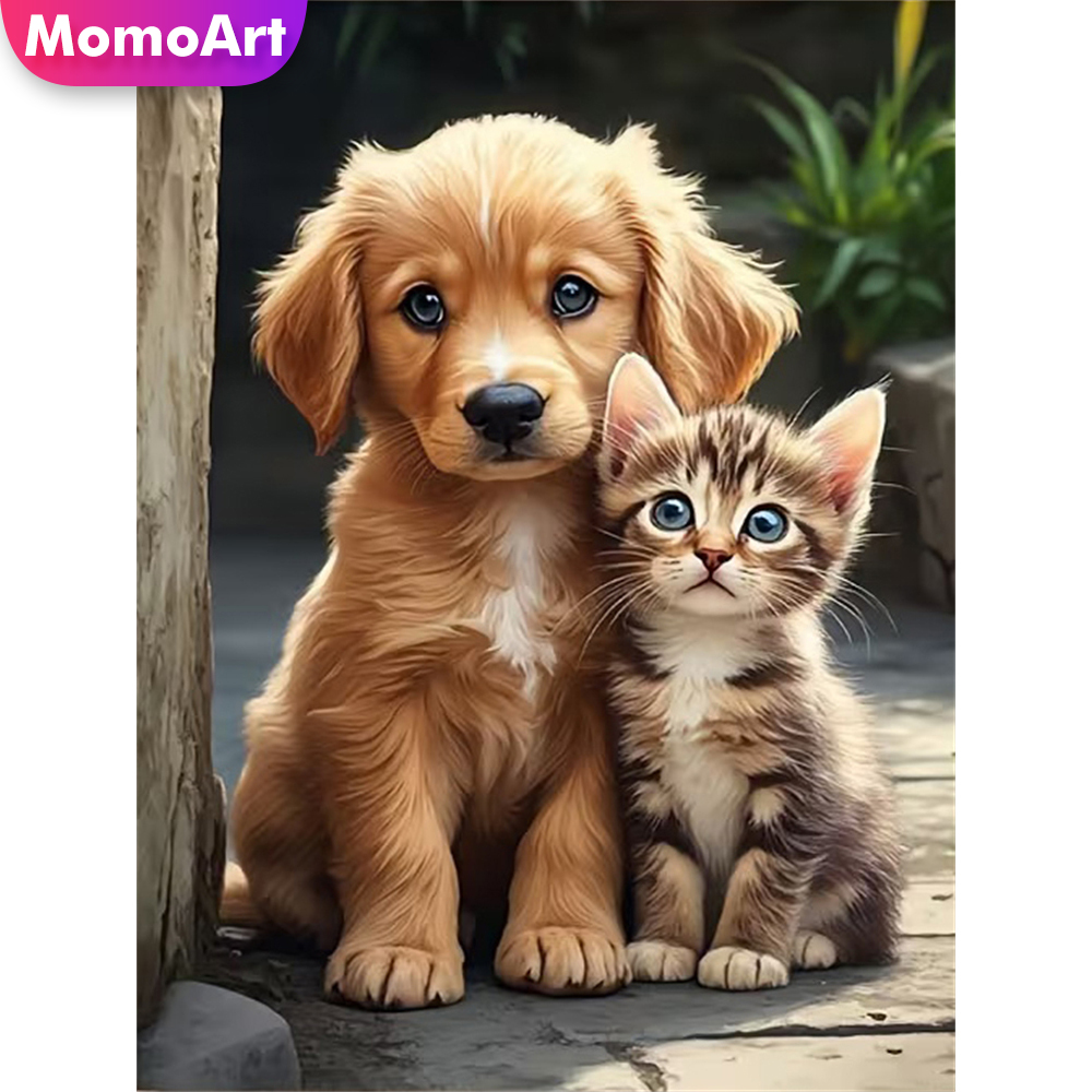 Momoart Diamond Embroidery Dog - огляд і ціна Resin Craft For Beginners